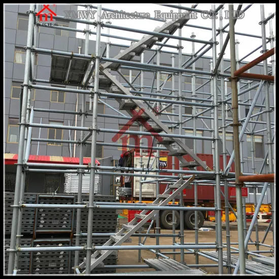Hot Dip Galvanized Construction Stairs /Steel Scaffold Ladder