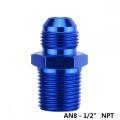 AN8 to 1/2NPT straight adapter oil cooling connector