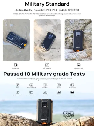 DOOGEE S59: Rugged Android 10.0 Phone with 10050mAh Battery
