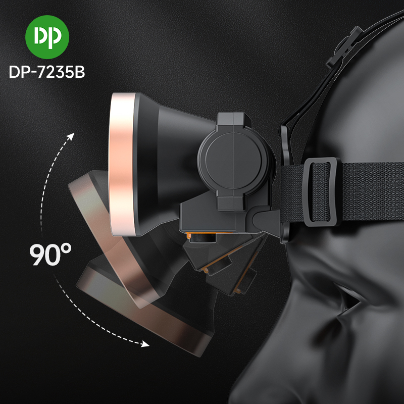 DP Headlamp Rechargeable Li-ion Battery 50W LED
