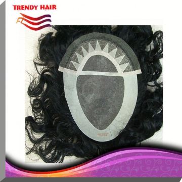 Human Hair Toupee Hairpiece 61