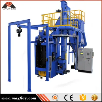 Mayflay Tumble Belt Track Shot Blasting Machine / Sandblasting Machine
