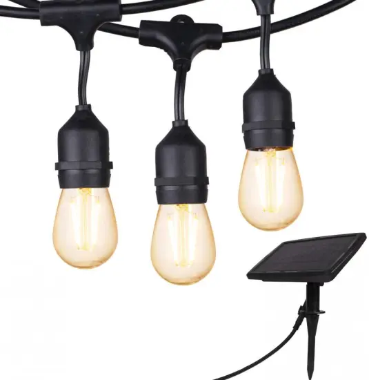 Solar Battery Powered LED S14 String Light