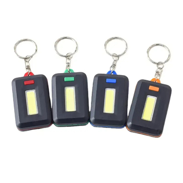 Portable Mini COB Keychain Flashlight for Outdoor Camping and Mountaineering
