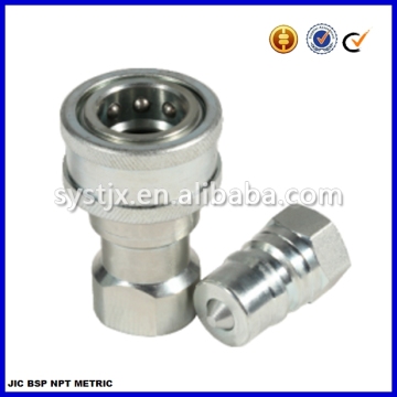 ISO 7241 B series KZB hydraulic carbon steel quick coupling