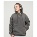 Modischer warmer braun-grauer Hoodie