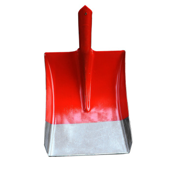 High Quality Red Metal Head Shovel With Wooden Handle