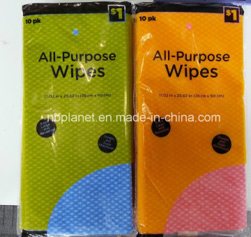 10PCS Spunlace All Purpose Cleaning Wipes