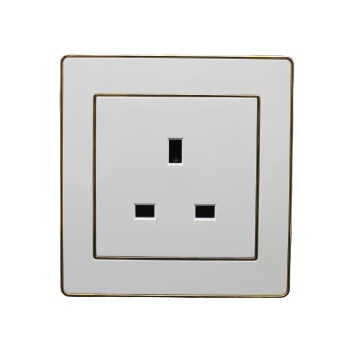 2024 Energy Saving Home Socket - UK Standard 3 Pin Wall Switch Socket