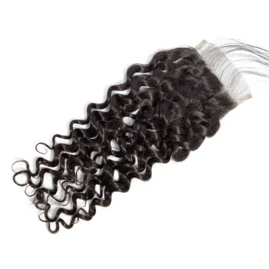 Affordable 4x4 Lace Frontal Peruvian Raw Hair Closure Water Wave With Baby Hair 4x4 2x6 5x5 13x4 13x6 6x6 7x7 360 Lace Closure
