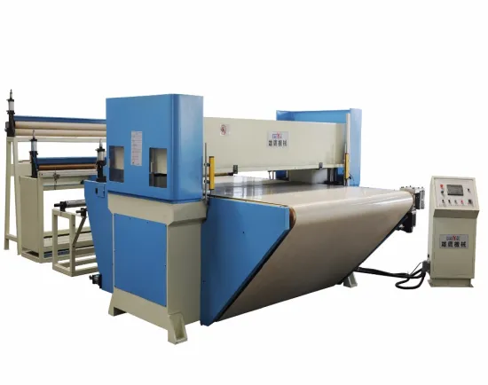 high efficiency full automatic conveyor belt feeding plastic cutting machine