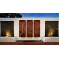 Laser Cut Decorative Metal Corten Steel Garden Screen