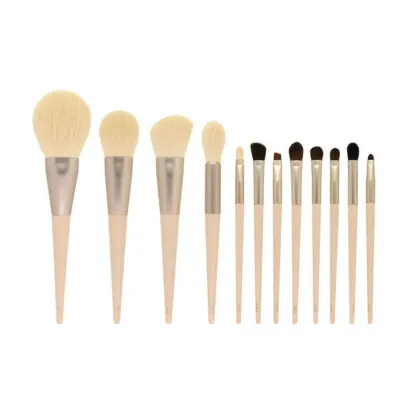 Hot Selling Portable Vegan Makeup Brush Set with Adorable Brush Holder: Your Ultimate Beauty Tool Collection