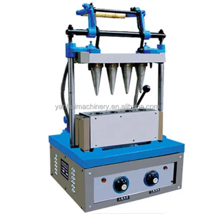 Cornetto Cone Maker: Automatic Waffle Ice Cream Cone Making Machine