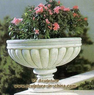 Stone Carving Garden Planter