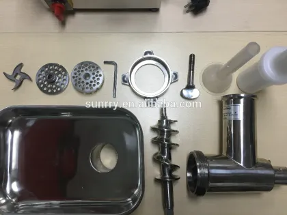 Meat grinder S/S body gears of meat grinder capacity 120kg/h stainless steel manual meat grinder for CE (SY-MM12 SUNRRY)