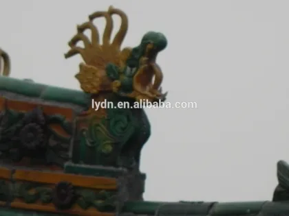 Carved sculpture decorative dragon for temple roof