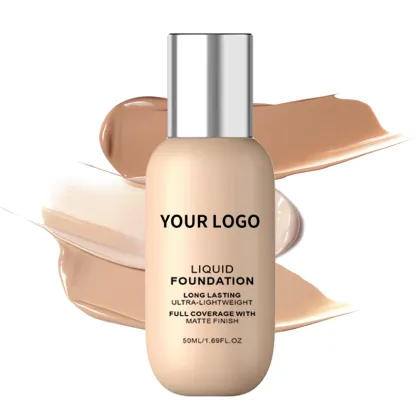 Dark Brown Waterproof Moisturizing Liquid Foundation