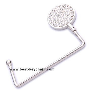 Promotion Custom Metal Crystal Gift Handbag Hanger (BK31684)