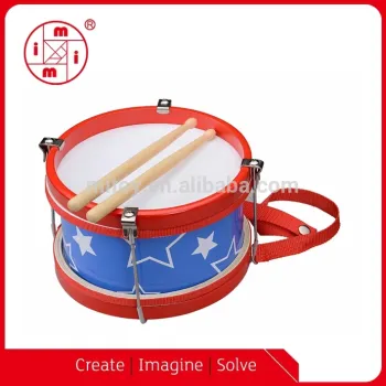 8" hot sale wooden toy drum