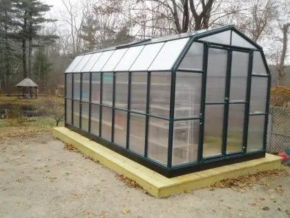 Beautiful design home garden use PC greenhouse polycarbonate