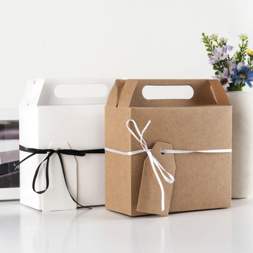 Custom wedding favors bride gift box with ribbon