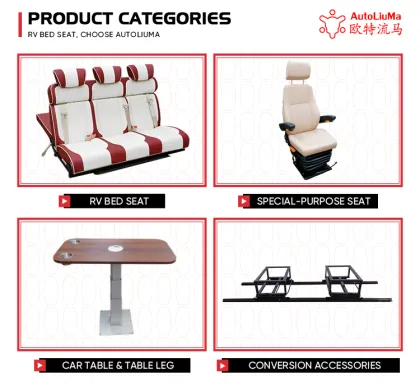 Motorhome Van Campervan Bed Seat: Travel Folding Sofa Beds for RVs and Vans