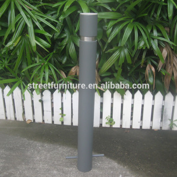 250mm embedded powder coating metal bollard steel parking bollard traffic bollard