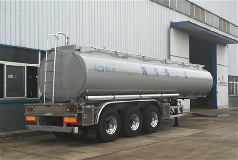 corrosive liquid tank semi trailer