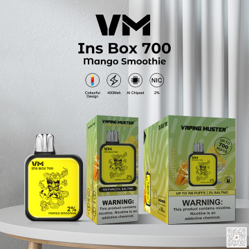 INS Box 700puffs ปากกา vape ที่ใช้แล้วทิ้ง