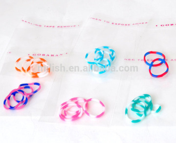 wholesale New colorful crazy loom bands in eighth color RL-0065