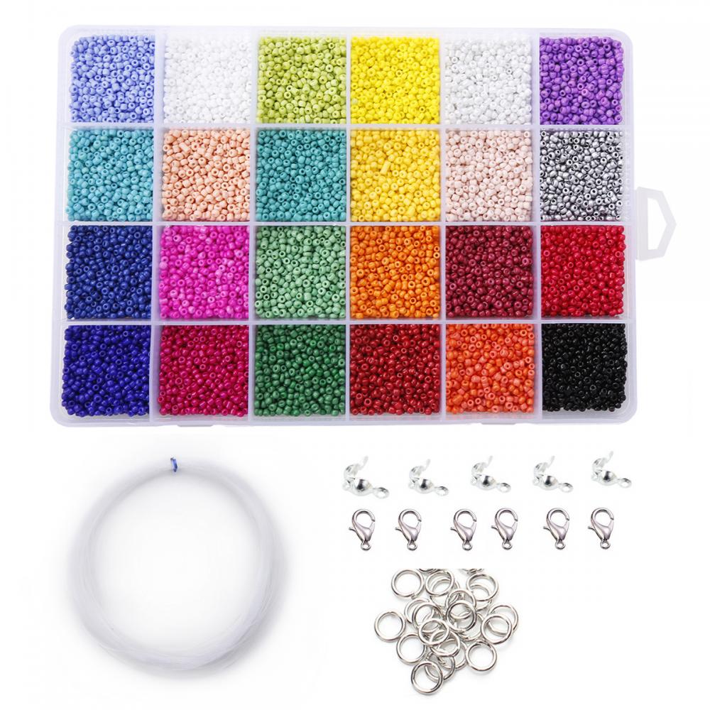 240000pcs 24boxes 2mm round seed beads