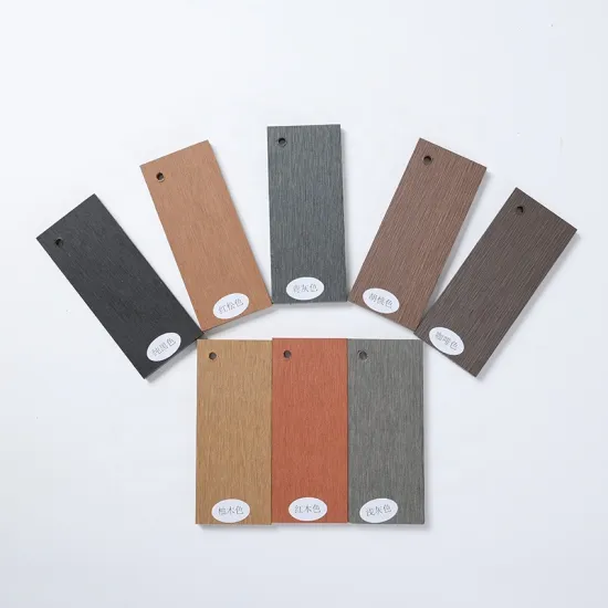 Round Hole Anti-UV Outdoor Swimming Pool Decking: WPC Hollow Planks