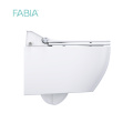 Bathroom Ceramic Rimless Smart Toilet Wall Hung