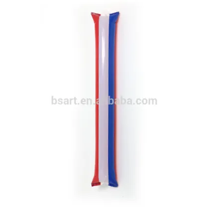 Inflatable PE led cheering bangbang air thunder noise stick / pom pom