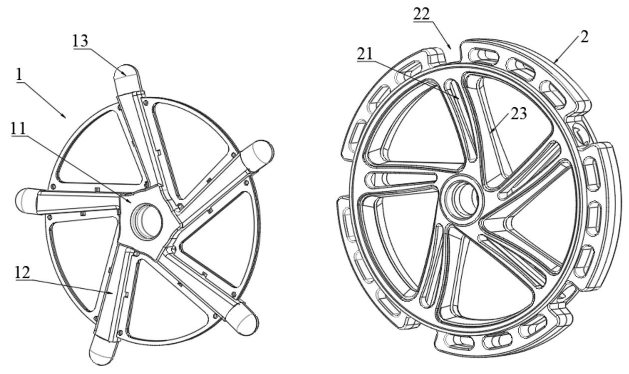 Light up scooter wheel