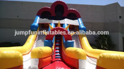 18ft tall intex inflatable water slide with free blower