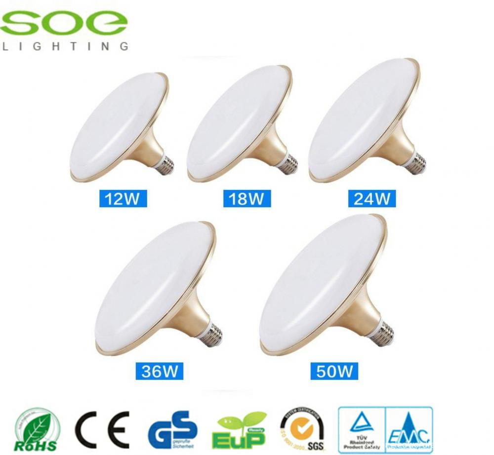 12W Golden UFO LED light bulbs