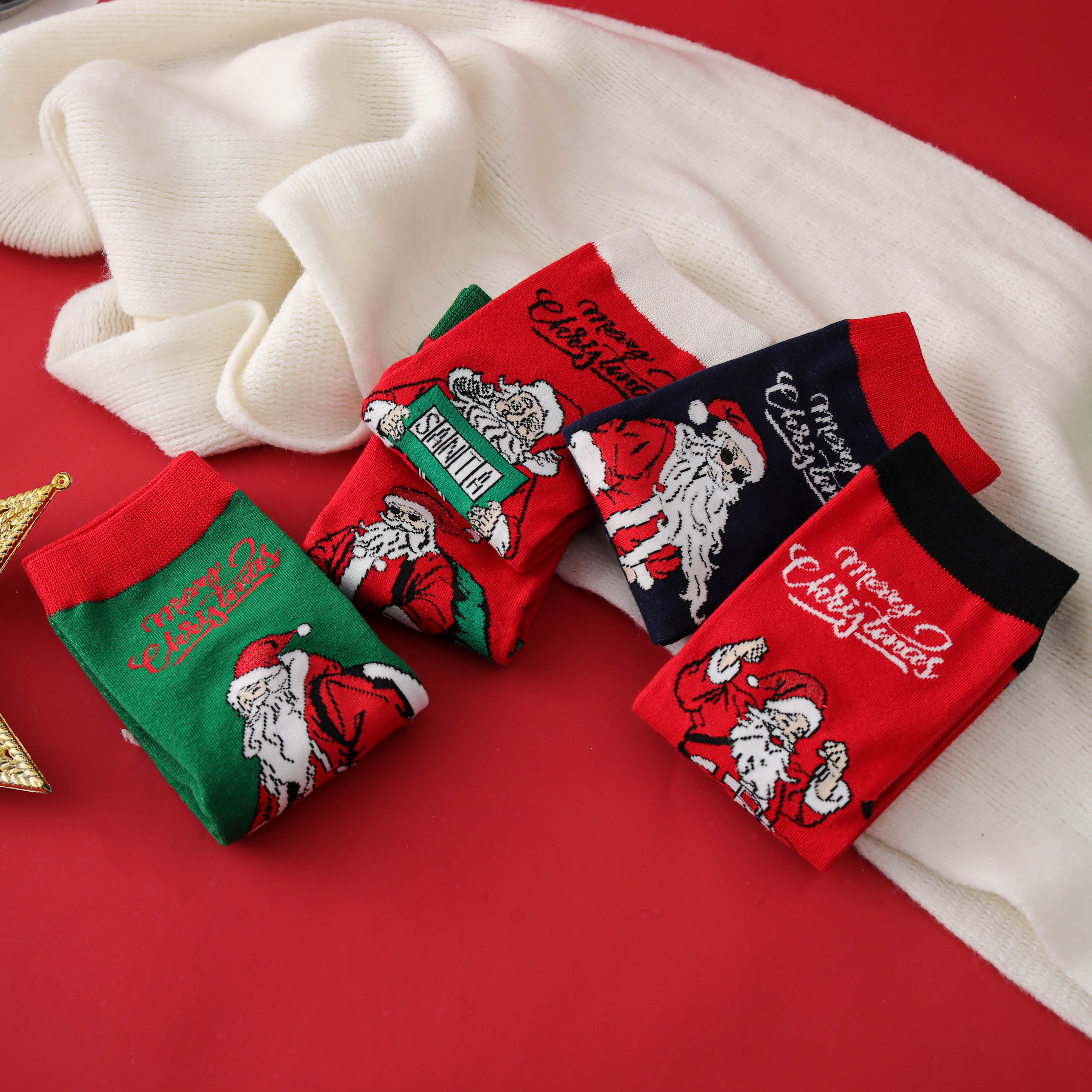 Мужчынскія калядныя шкарпэткі сярэдняга крыніча