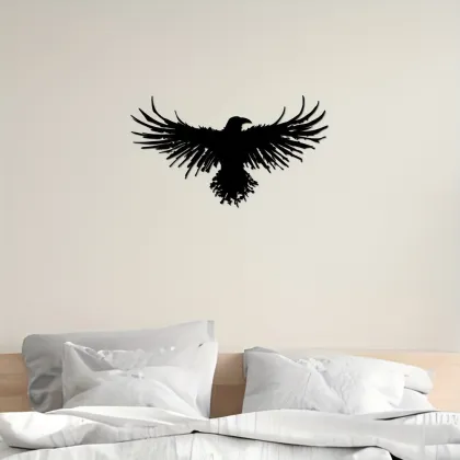 Dynamic Flying Eagle Sticker for Hood