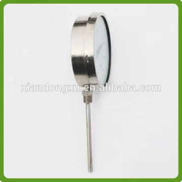 Super quality export temperature pressure gauge with valve