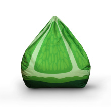 Padrão de fruta de cor verde Cadeira de saco de chão