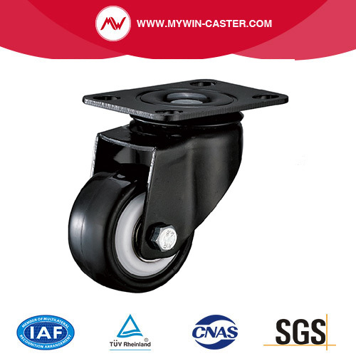 AMERYKAŃSKIE Średnio-Light Duty Plate Castor PVC