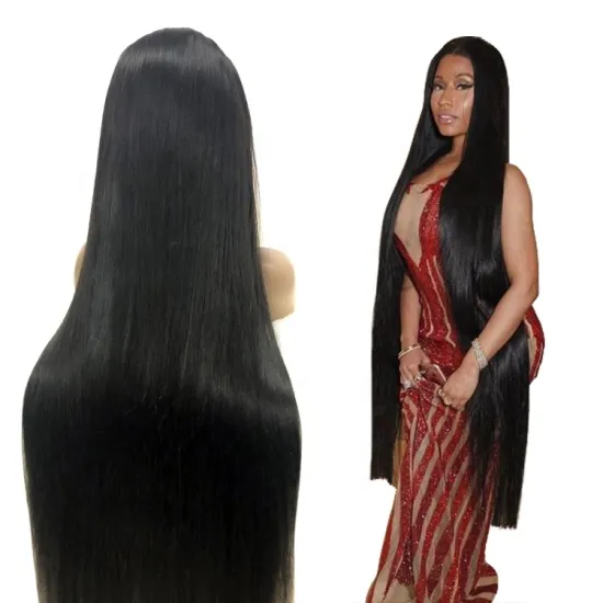 MEGALOOK Small Thinning Baby Mini Afro Short Straight Hair Human Hair For African American Hair