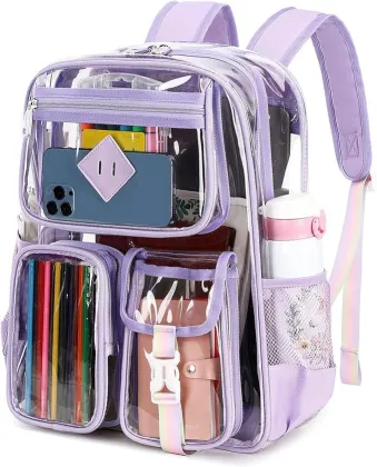 Customized Logo PVC Backpacks for Children and Kids - Waterproof and Casual Sports Bags