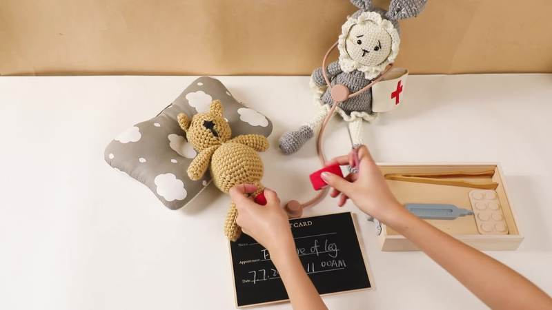 silicone doctor set toys MFZ-G012