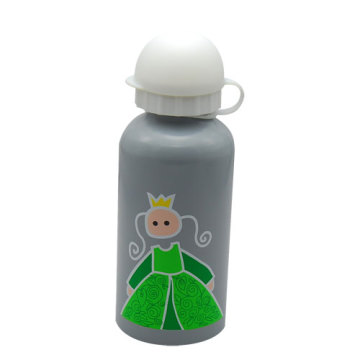 Gray Cartoon Sports Bottle