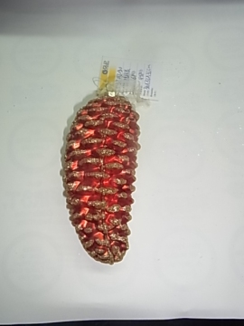 wholesale glass pine cone christmas tree decorations