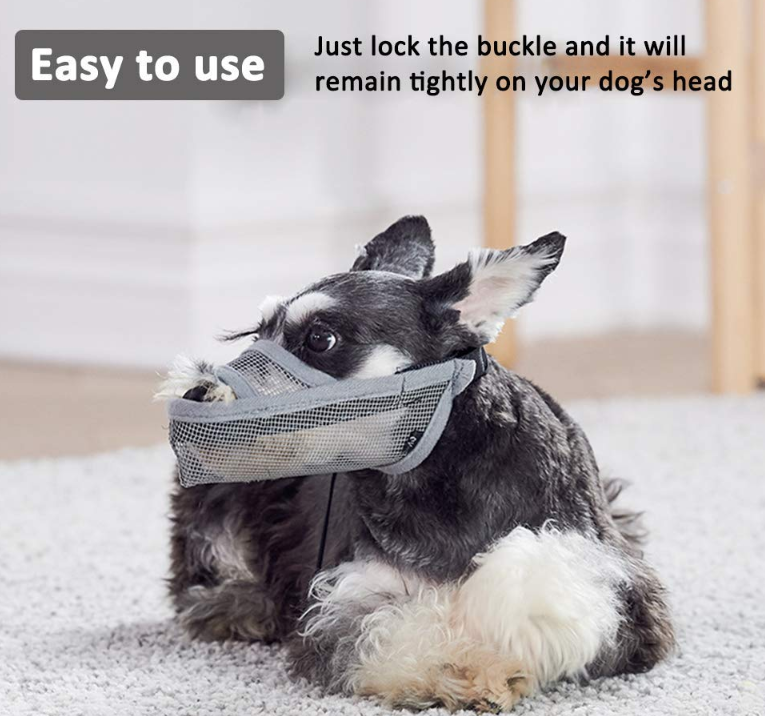 Air Mesh Breathable Dog Muzzle