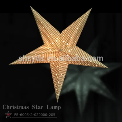 new arrivecolorful paper star for family decoration